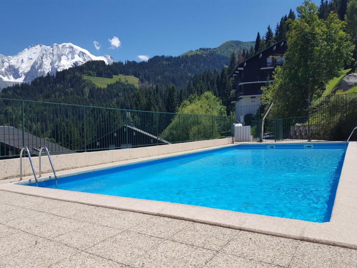 Duo Des Alpages Vue Exceptionnelle Sur Le Mont Blc Apartment Saint-Gervais-les-Bains Exterior foto