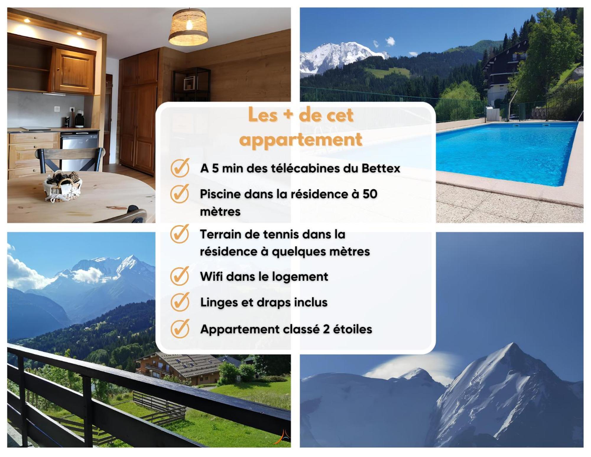 Duo Des Alpages Vue Exceptionnelle Sur Le Mont Blc Apartment Saint-Gervais-les-Bains Exterior foto